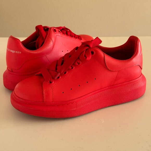 Alexander McQueen Shoes - Alexander Mcqueen All Red Sneaker trainers - Women’s sz 8.5 US (EU 39) *RARE